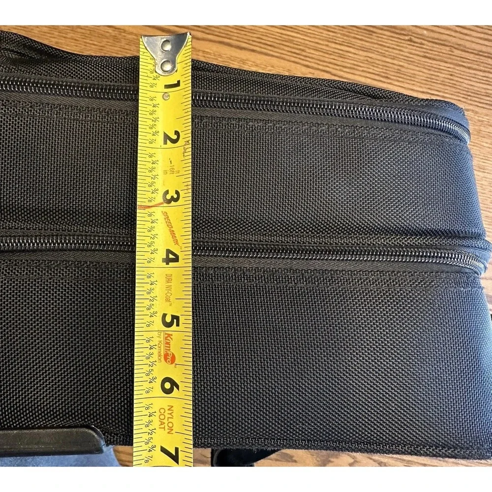 Samsonite Rolling Laptop Briefcase Business Travel Bag Black Wheeled Good